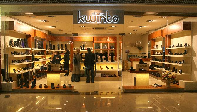 Kwinto-Shoes (Квинто-Шуз) - сеть магазинов женской и мужской обуви из